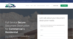 Desktop Screenshot of mobilerecordshredders.com